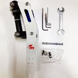 Monorim Genuine Suspension Upgrade For Xiaomi M365/ 1s/ Pro/ Pro2/ Lite Electric Scooter -  White Blue (M0-WB)