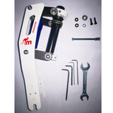 Monorim Genuine Suspension Upgrade For Xiaomi M365/ 1s/ Pro/ Pro2/ Lite Electric Scooter -  White Blue (M0-WB)