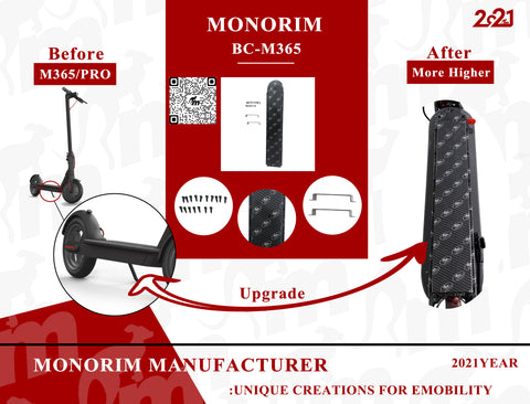 Monorim Genuine battery cover 6v-48v 7.8ah-20ah for Xiaomi Electric scooter